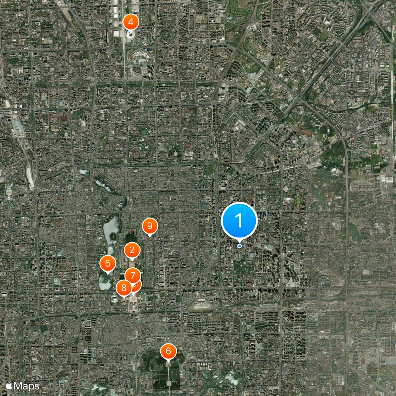 Distrito de Chaoyang Mapa