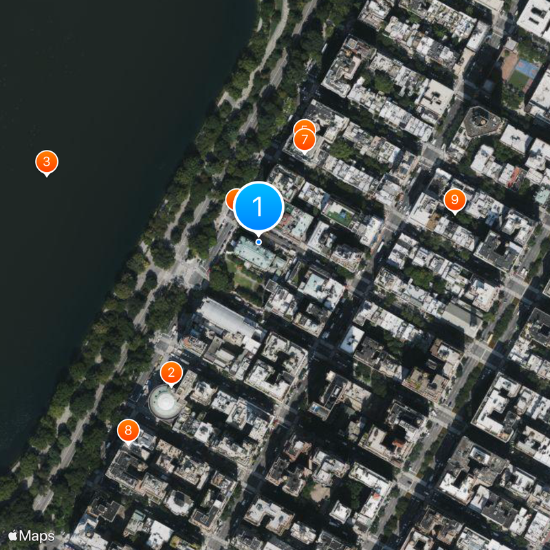 Andrew Carnegie Mansion Mapa