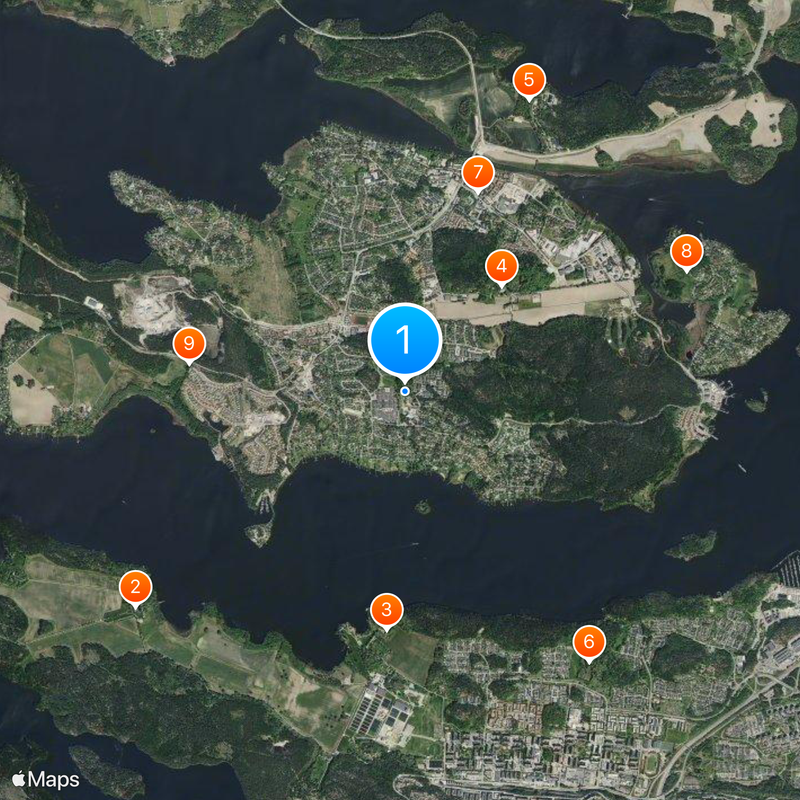 Ekerö Map