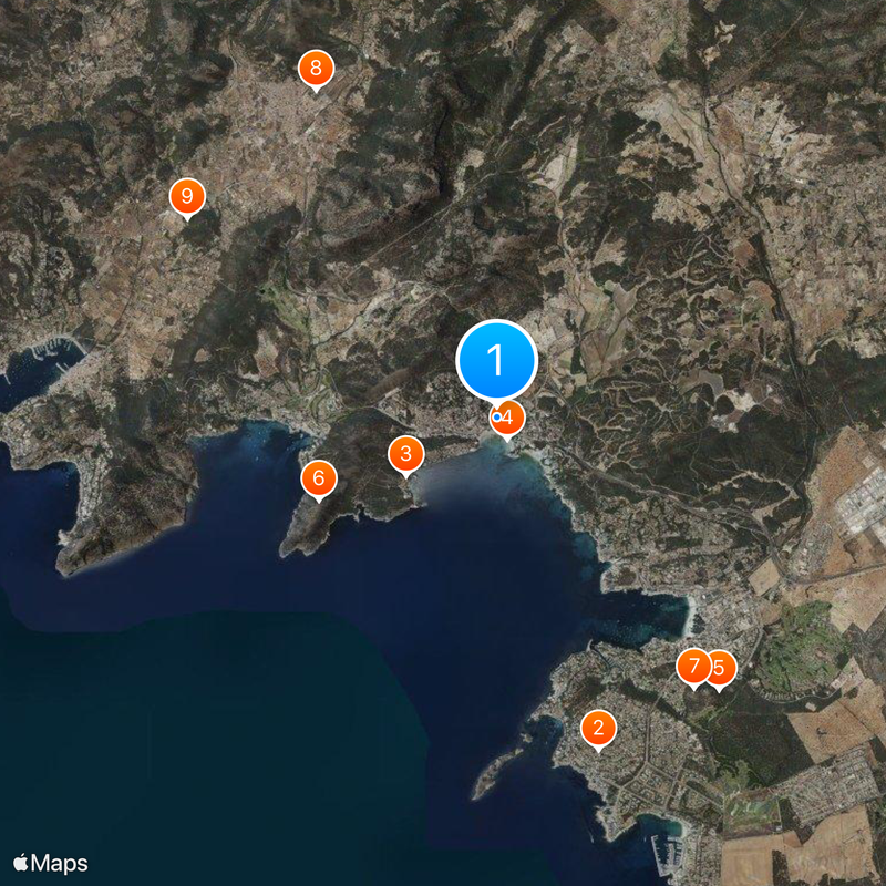 Paguera Map