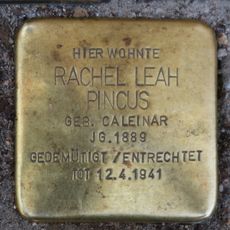 Stolperstein dedicated to Rachel Leah Pincus
