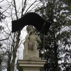 Figurenbildstock mit Sitzfigur Ecce Homo