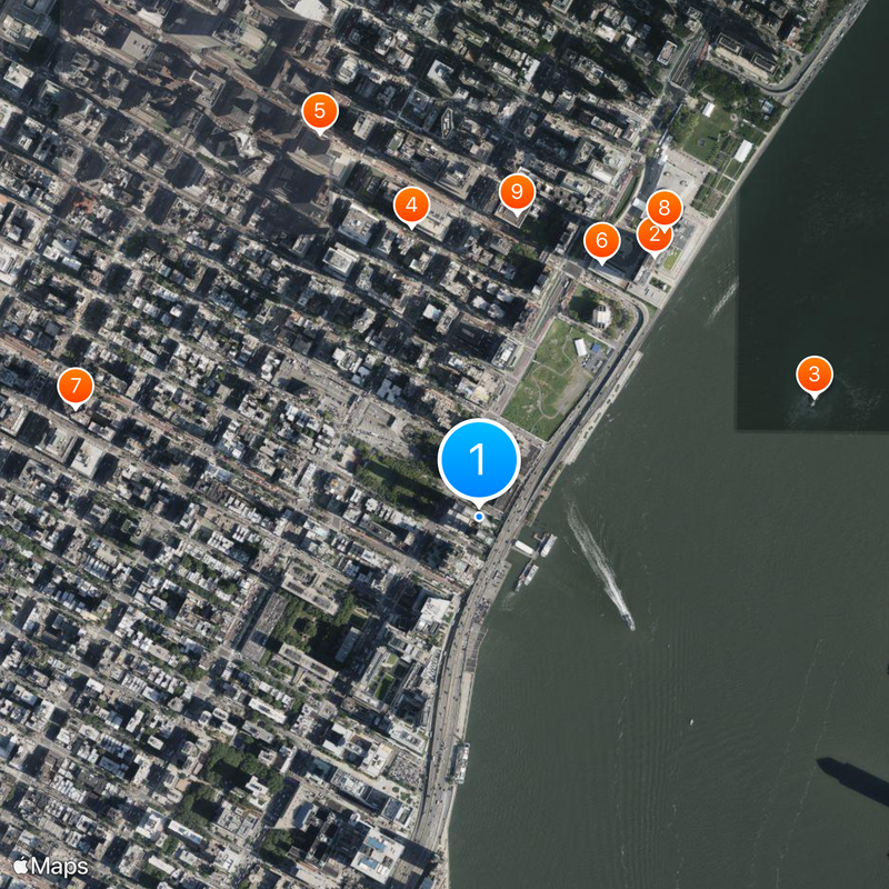 American Copper Buildings Map