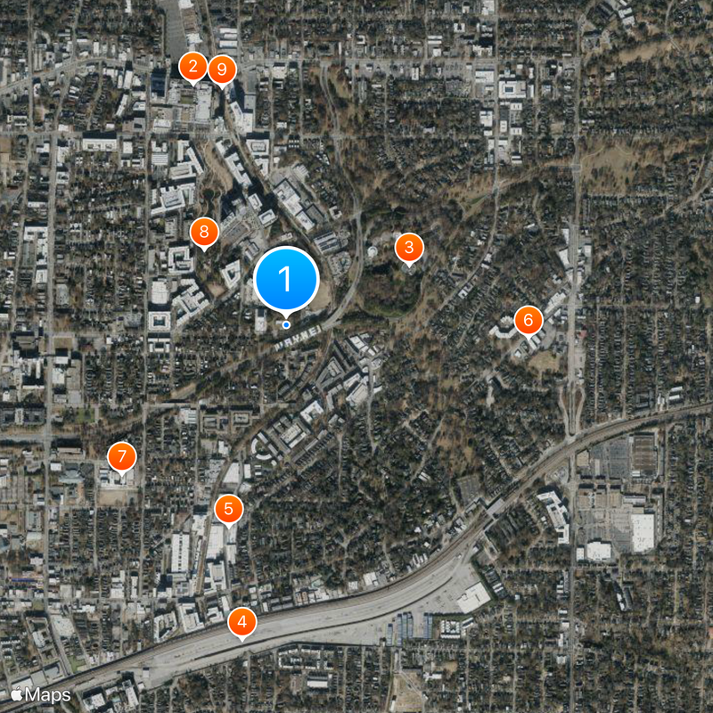 WSB-TV Map