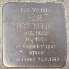 Stolperstein dedicated to Else Rosenberg