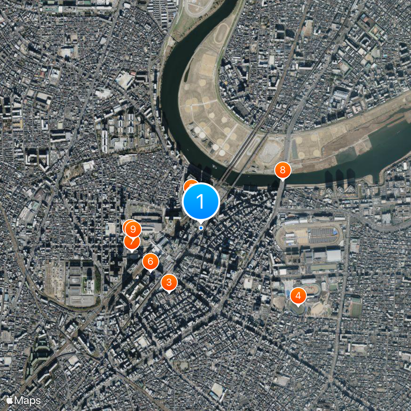 Keikyu Kawasaki Station Map