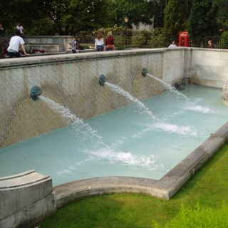 Wall Fountain in Festival Gardens