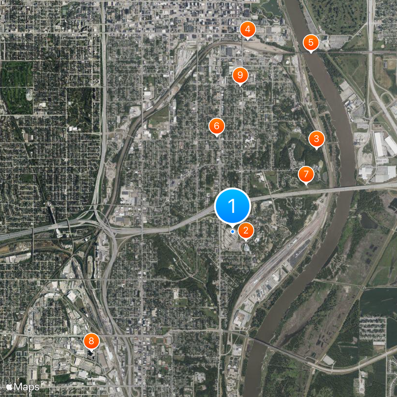 Johnny Rosenblatt Stadium Map