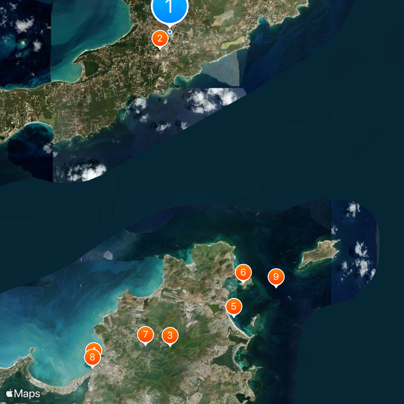 Isla de Anguila Mapa