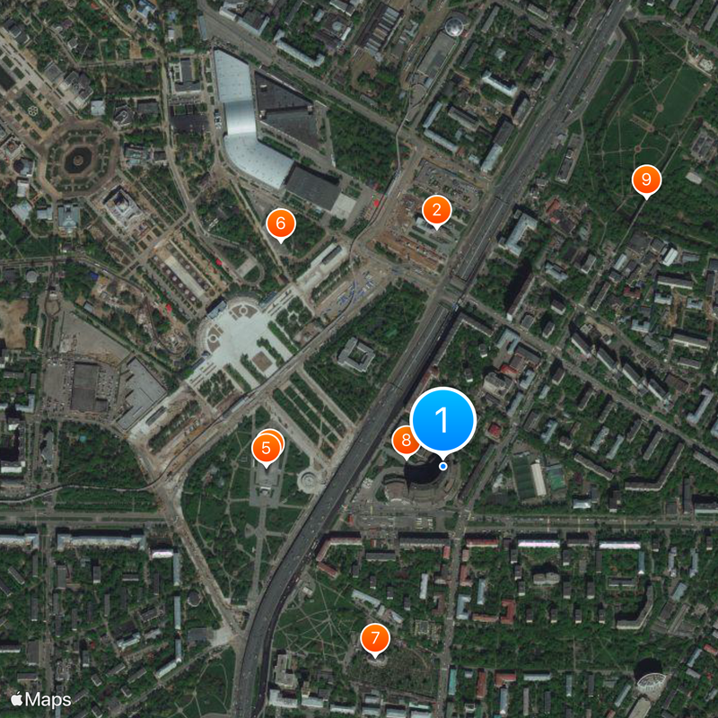 Cosmos Hotel Map