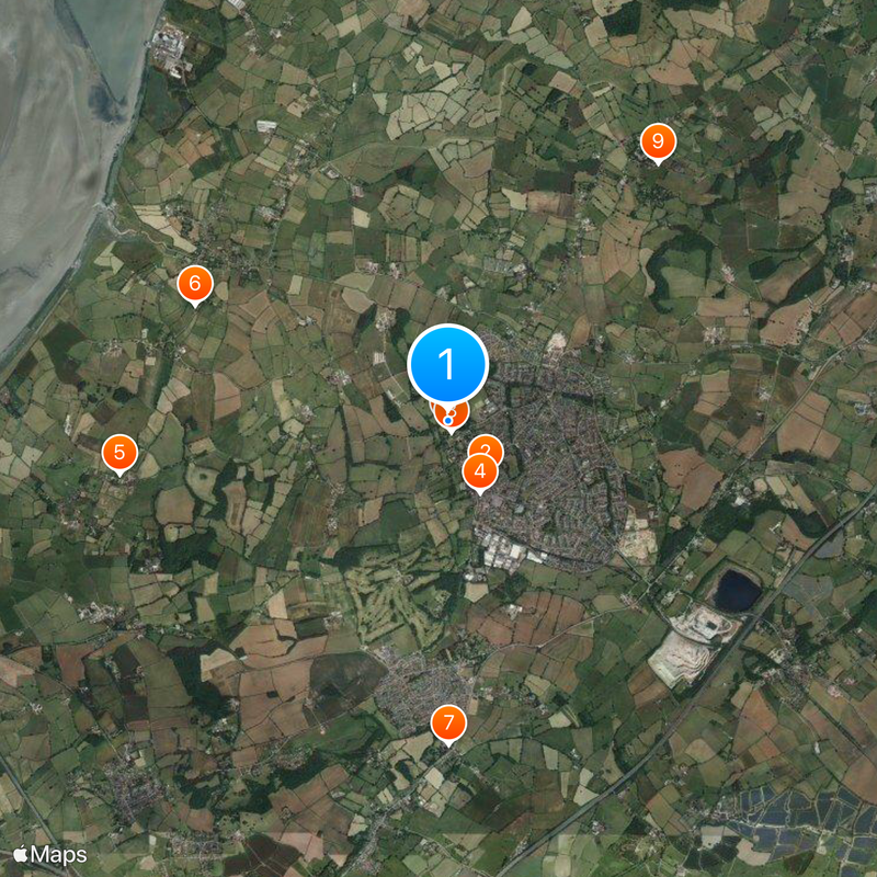 Thornbury Castle Mappa