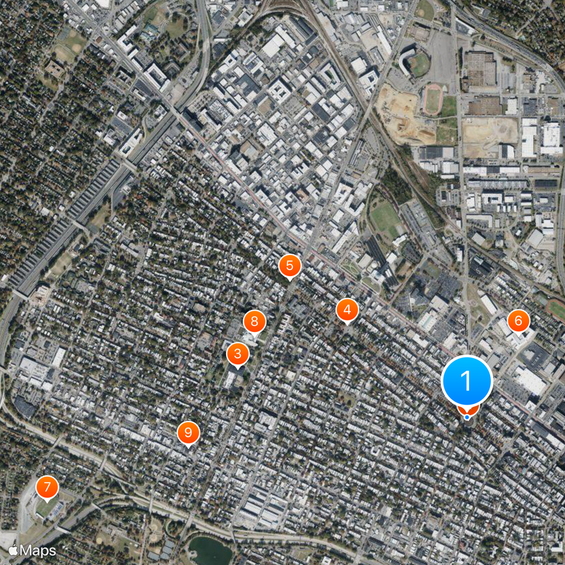 Monument Avenue Mapa