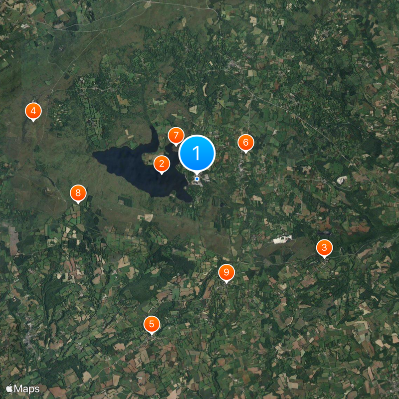Brennilis Nuclear Power Plant Map