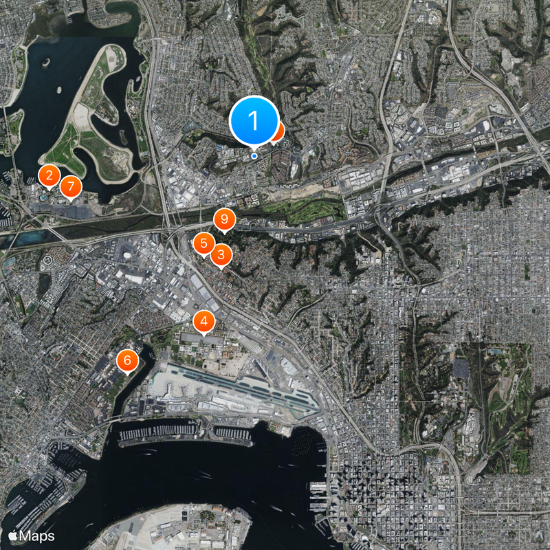 University of San Diego Map