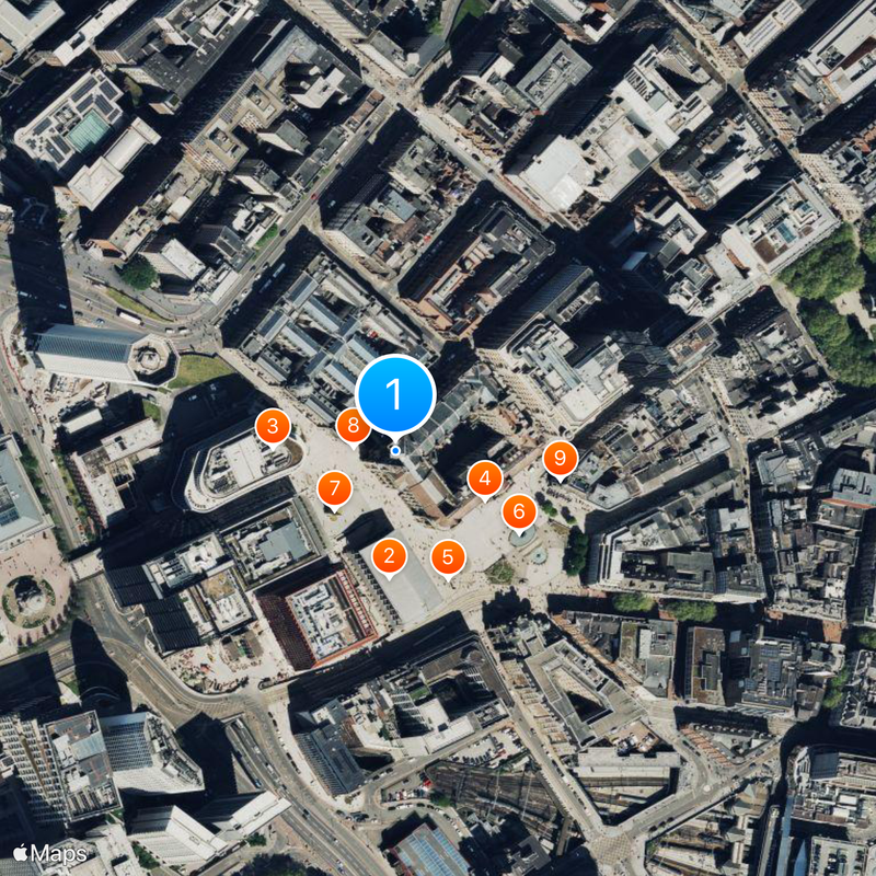 Birmingham Museum and Art Gallery Map