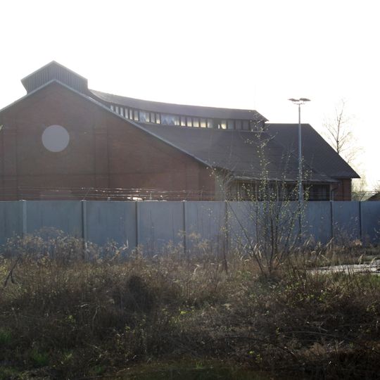 Locomotive heating plant and a turntable in Nový Bohumín