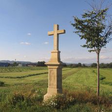 Kříž na okraji Zábřehu u silnice