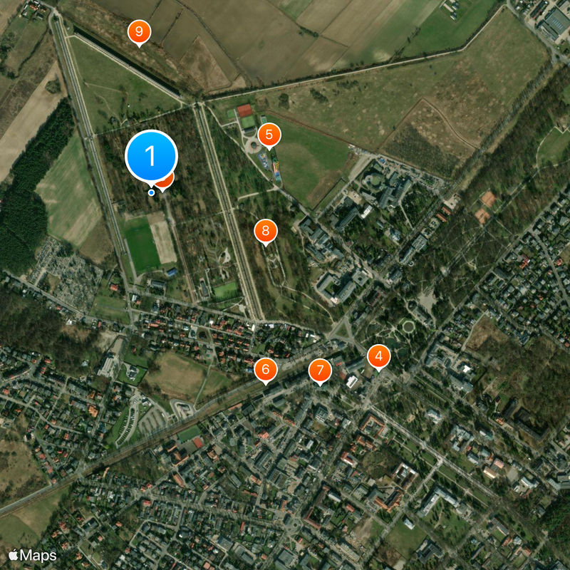 Graduation towers of Ciechocinek Mappa