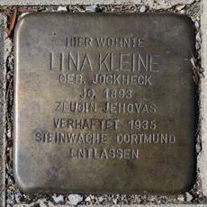 Stolperstein dedicated to Lina Kleine
