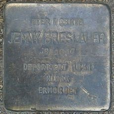 Stolperstein dedicated to Jenny Breslauer