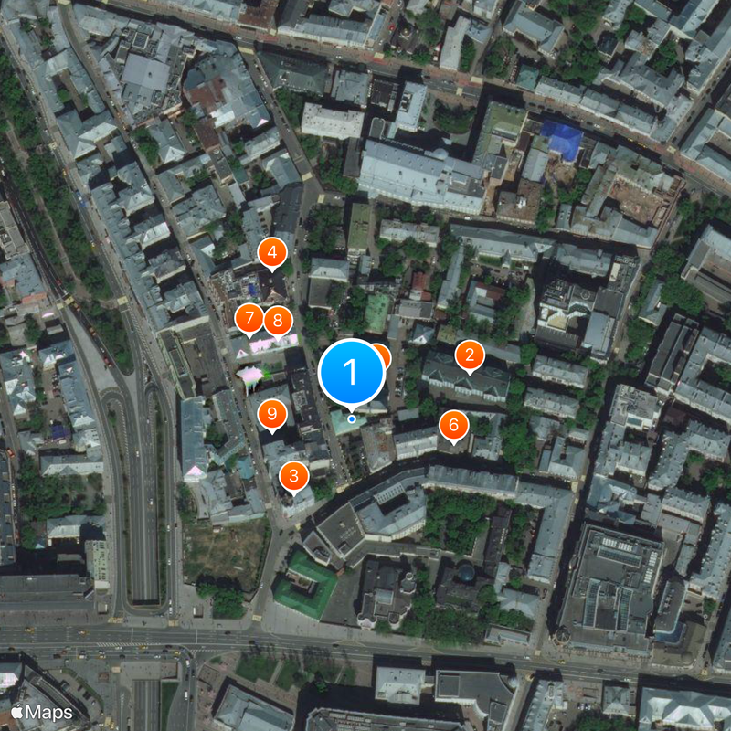 Russian Institute of Theatre Arts Map