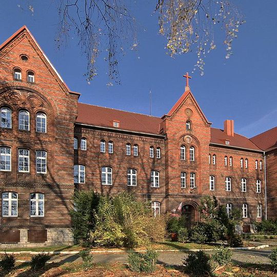 Budynek główny seminarium nauczycielskiego, ob. szkoła im. M. Konopnickiej