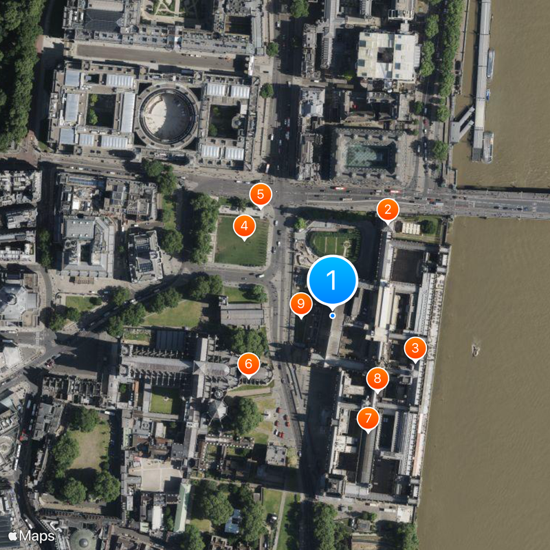 Westminster Hall Mapa