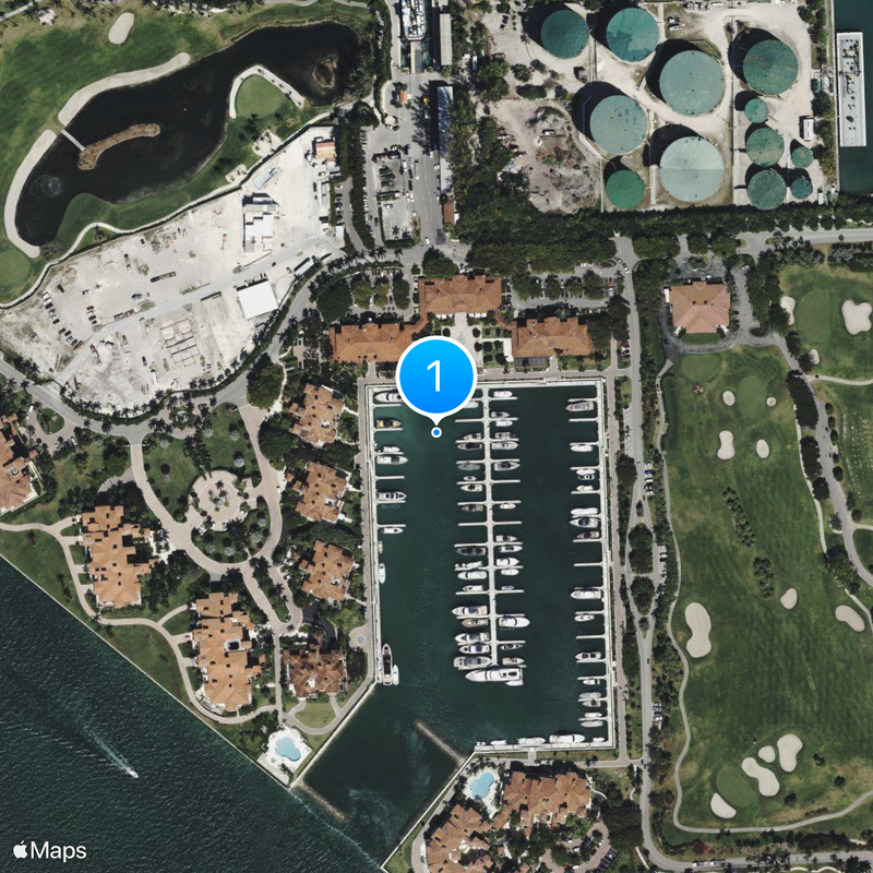 Fisher Island Map