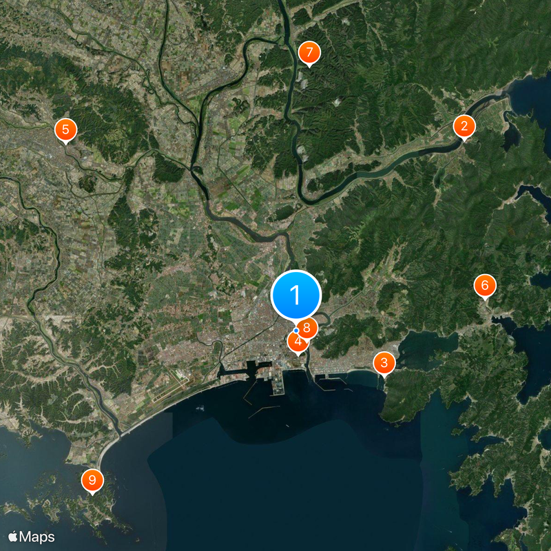 Ishinomaki Station Map