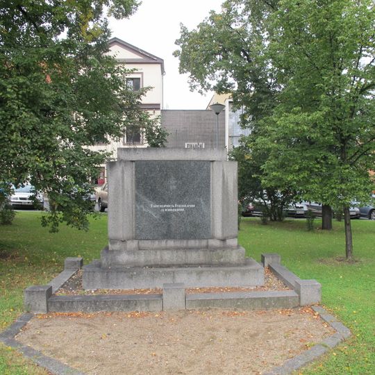 Pomník Rudé Armády na Masarykově náměstí v Podbořanech
