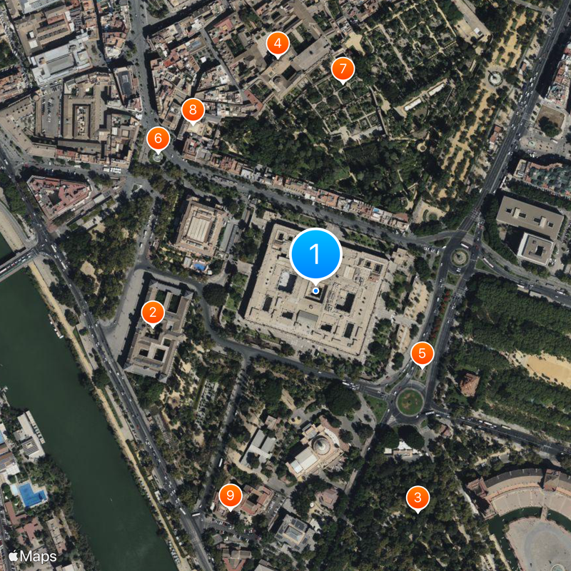 Royal Tobacco Factory of Seville Map