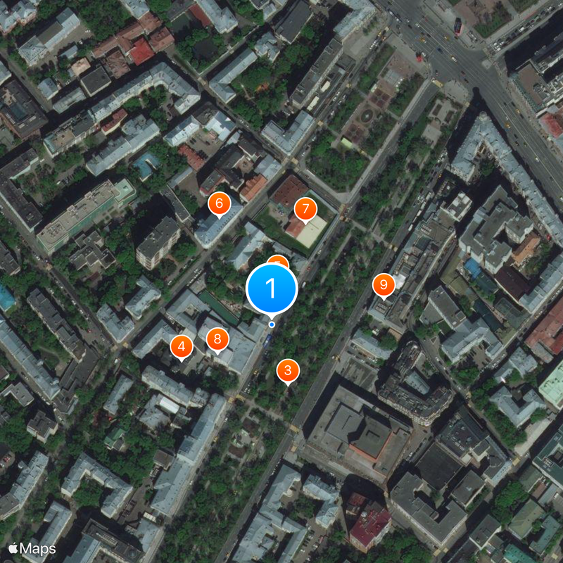 Maxim Gorky Literature Institute Map