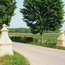 Beverweert: hekpalen bij Bevertweersteweg