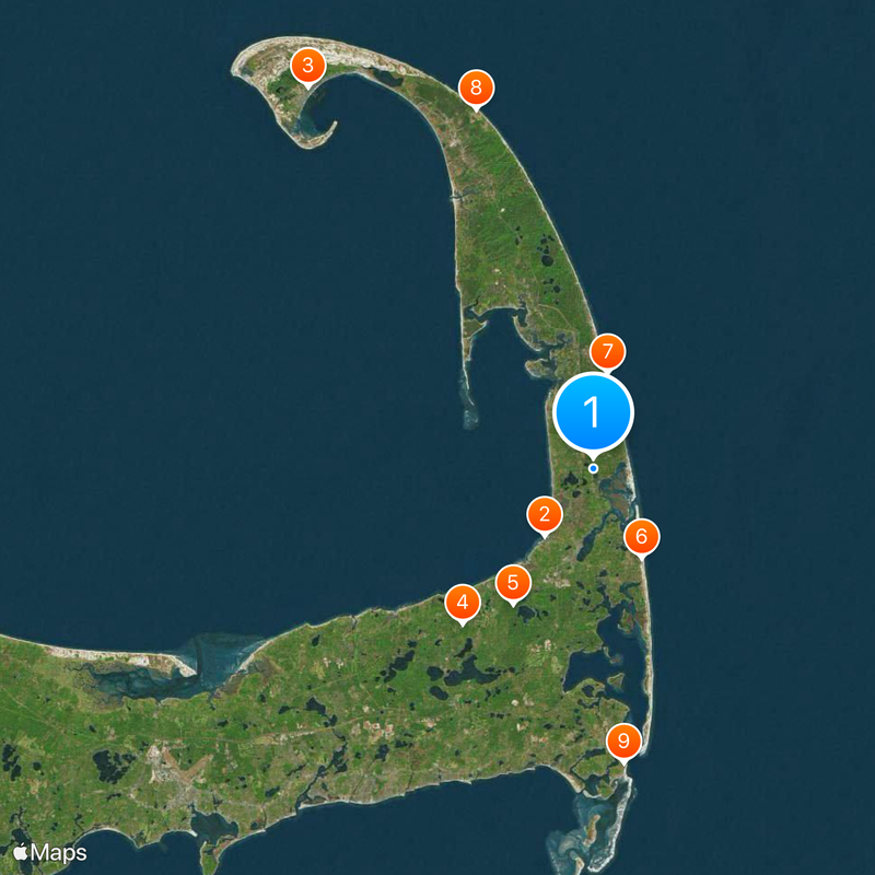 Cape Cod National Seashore Map