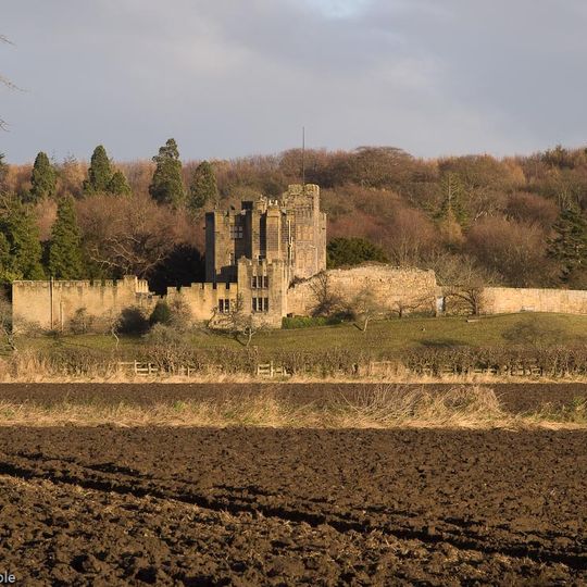 Bothal Castle Remains Of Curtain Wall To South Of Residential Block