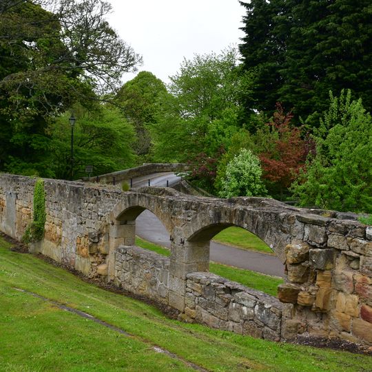 Roadside Wall To South Of Lesbury Bridge
