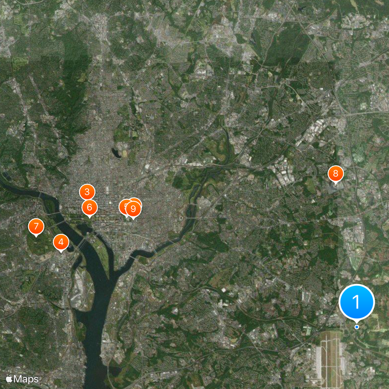 Hrabstwo Prince George's Mapa