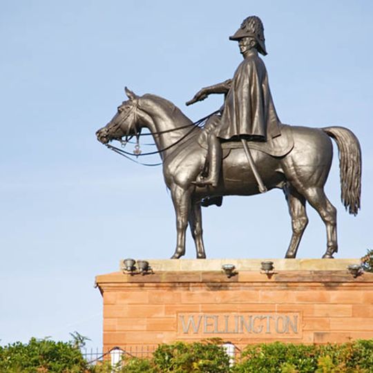 Equestrian statue of the Duke of Wellington