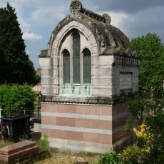 WEST NORWOOD MEMORIAL PARK MAUSOLEUM OF JP RALLI WEST OF GATE IN THE GREEK BURIAL GROUND