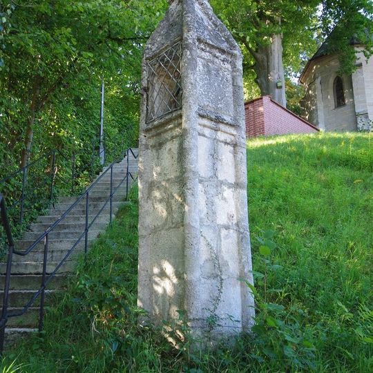 Pfeilerbildstock, sogenannte Totenleuchte