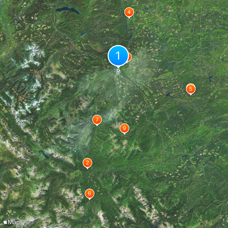 Tumbler Ridge Map
