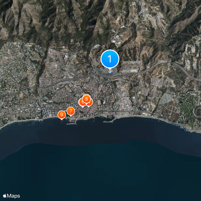 La Cañada Shopping Map