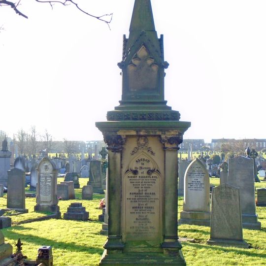 Roberts Rodgers Obelisk At Toxteth Park Cemetery
