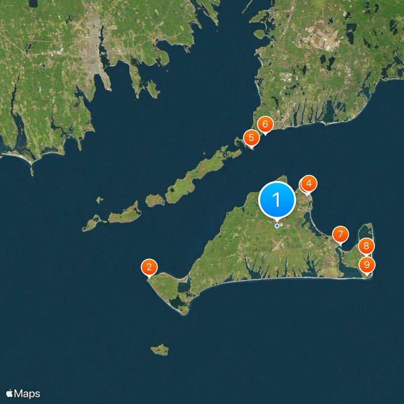 Contea di Dukes Mappa