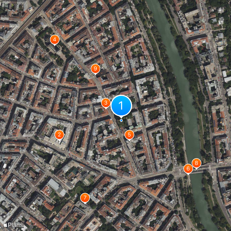 Hundertwasserhaus Karte