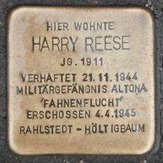Stolperstein en memoria de Harry Reese