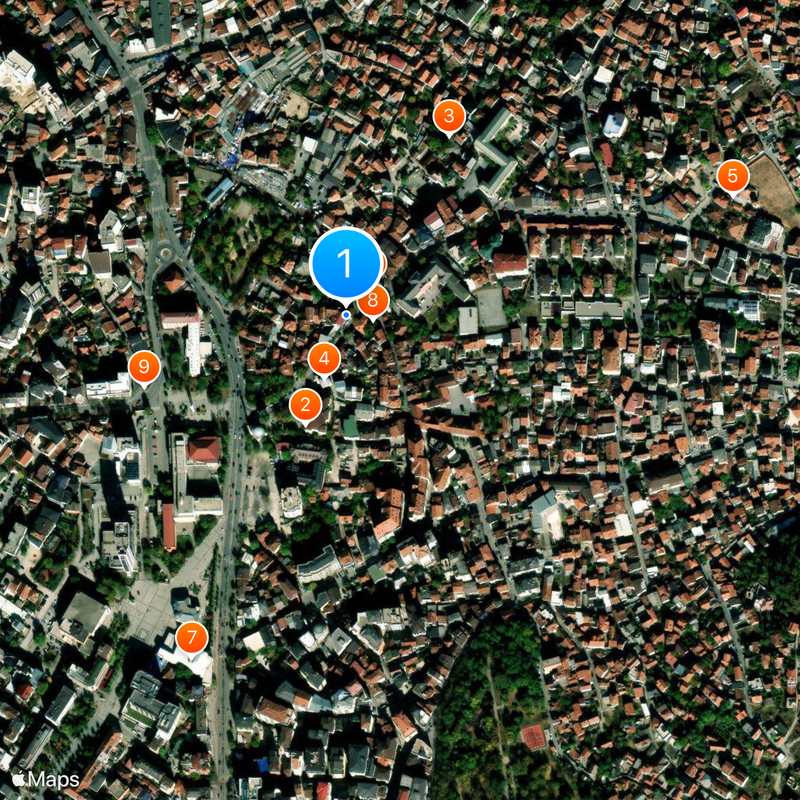 Kosovo and Metohija Map