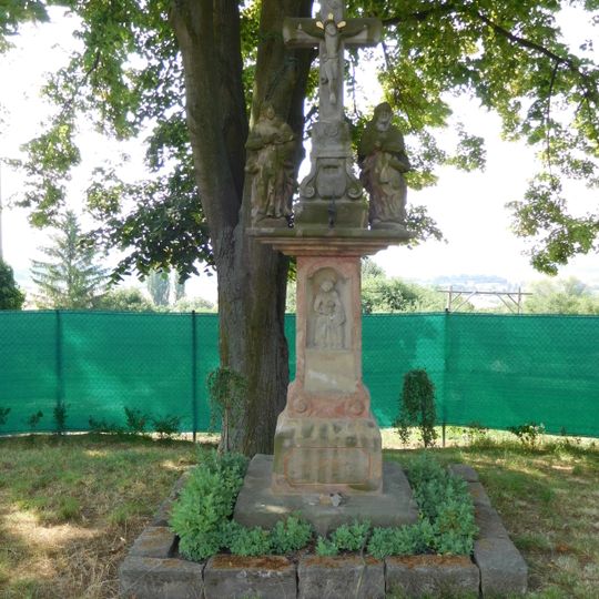 Wayside cross in Lično