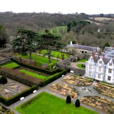 South Wall of Forecourt at St Fagans Castle