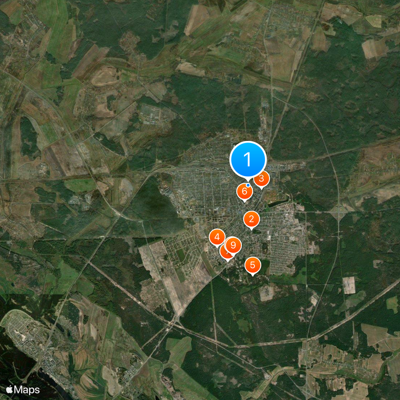 Kalinkavichy Map